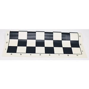 Tournament Roll Up Chess Board - Vinyl with Black Squares