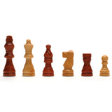 15"  Classic Folding Chess Set - Walnut Wood Board