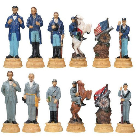 Civil War Chess Pieces