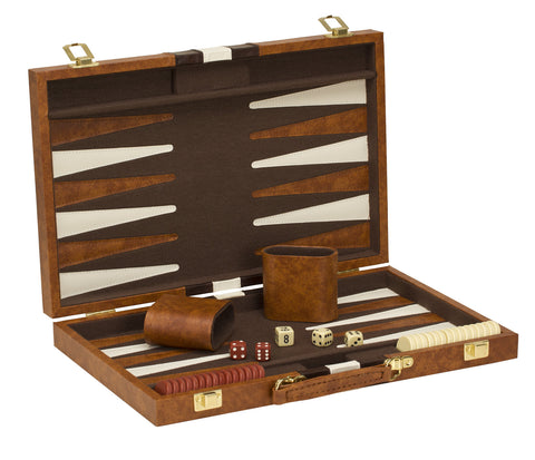 18" Vinyl Backgammon Set