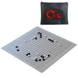 Travel Go Set with Full-Size 19.75 inch Silicone GO Board & 6.2mm Stones