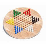 Chinese Checkers with Wooden Pegs