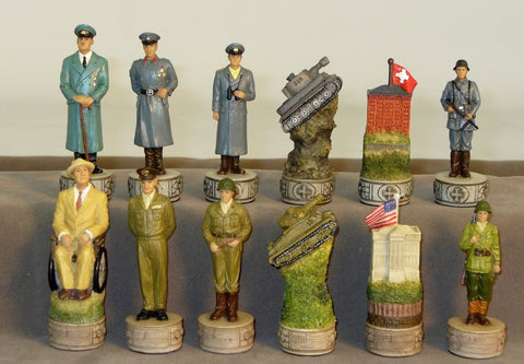 World War II US Army vs Germany Chess Set