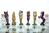 Fantasy 3-D Pewter Chess Set